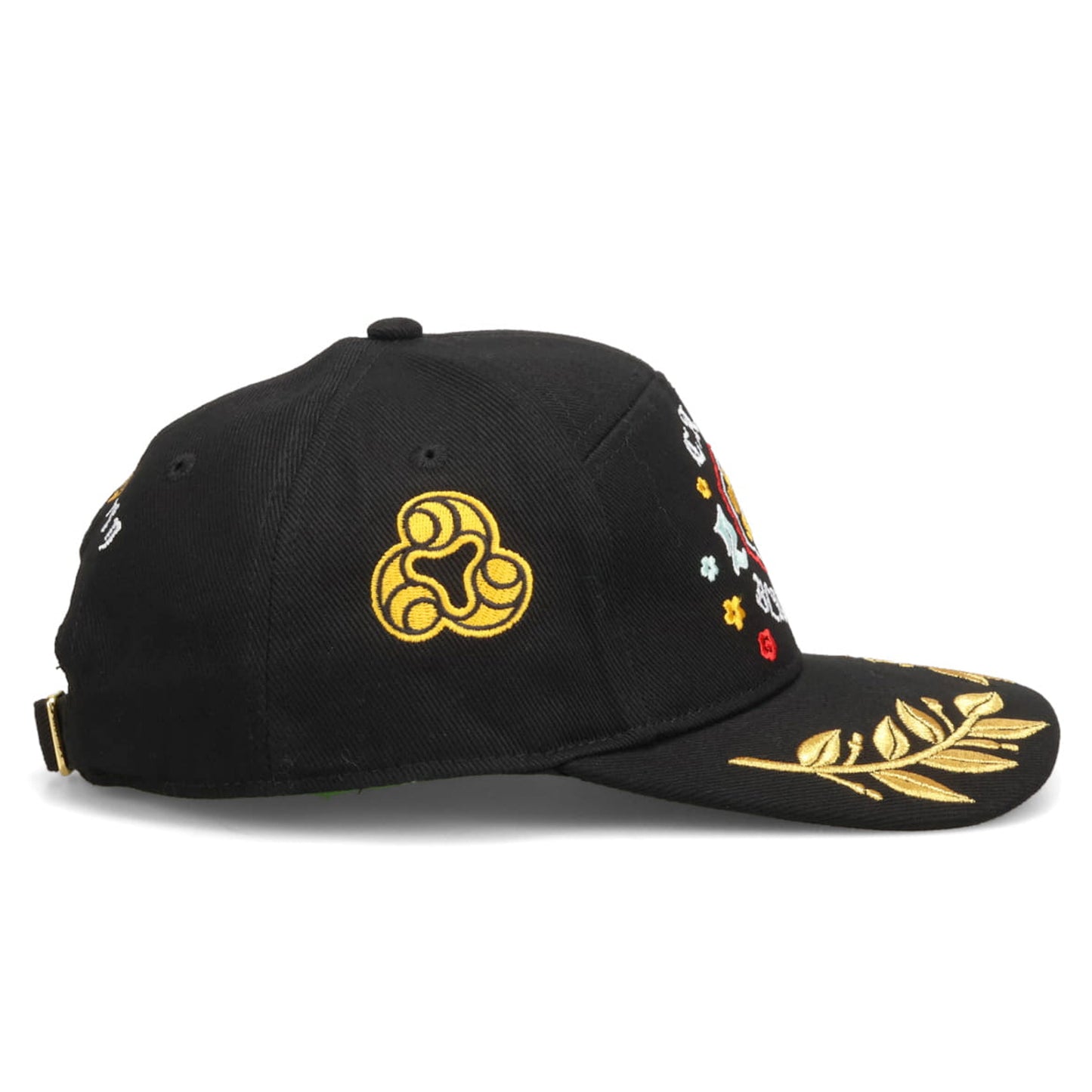 BOSOZUKU LAUREL EMBROIDERED CAP / CSB001:BLACK