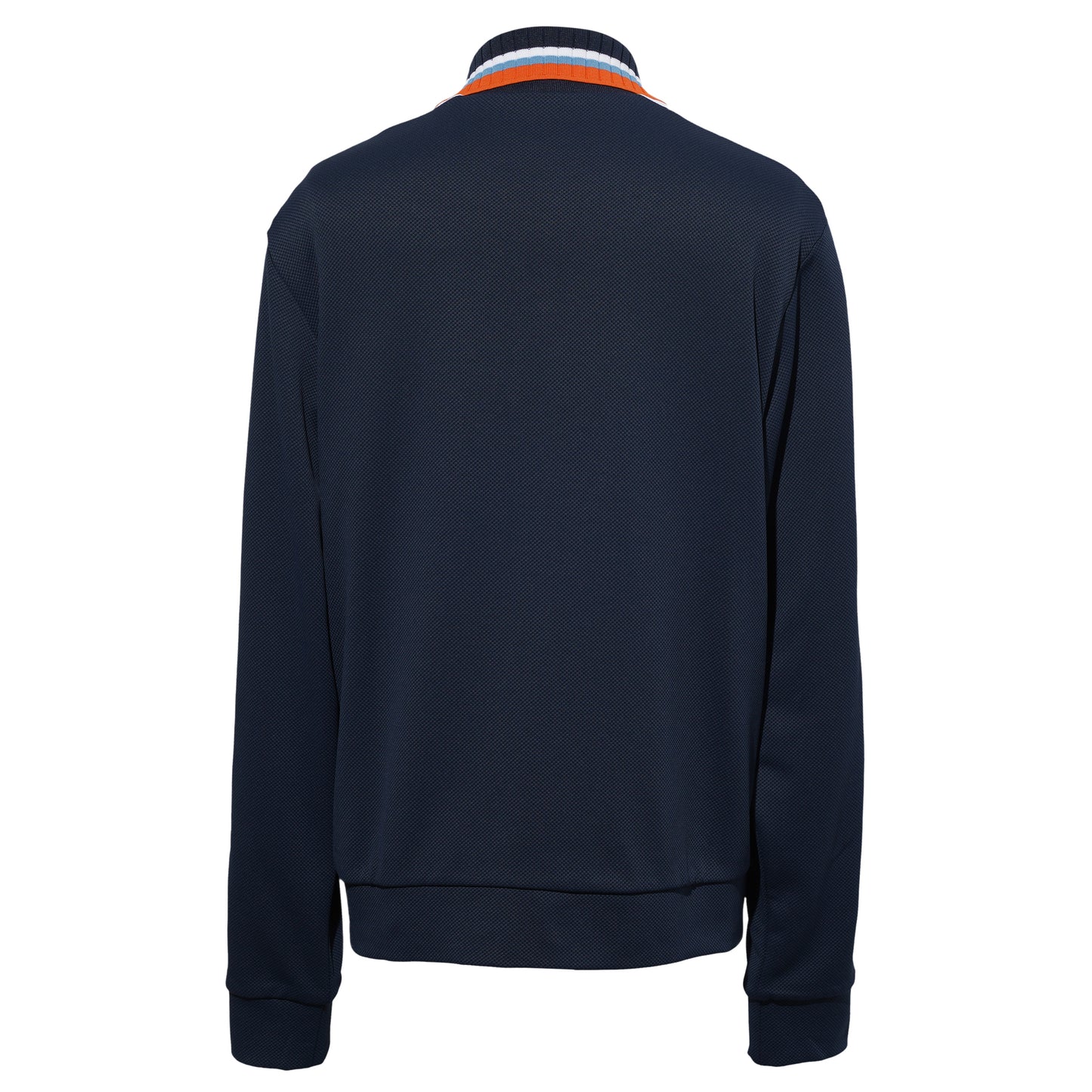 MENS TEXTURED TRACK JACKET / CSB315:NAVY/WHITE