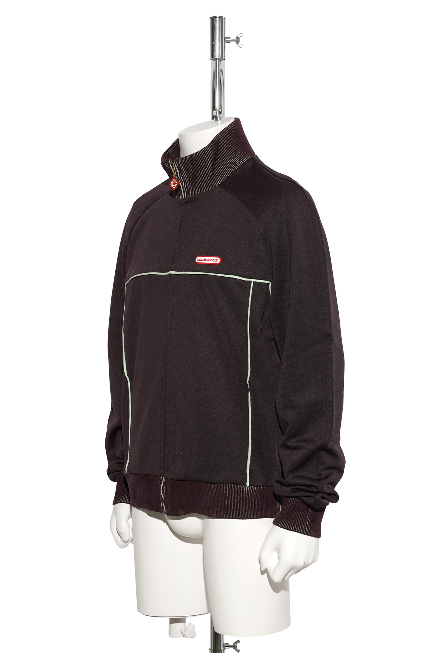 TRICOT TRACK JACKET / CSB725:AUBERGINE