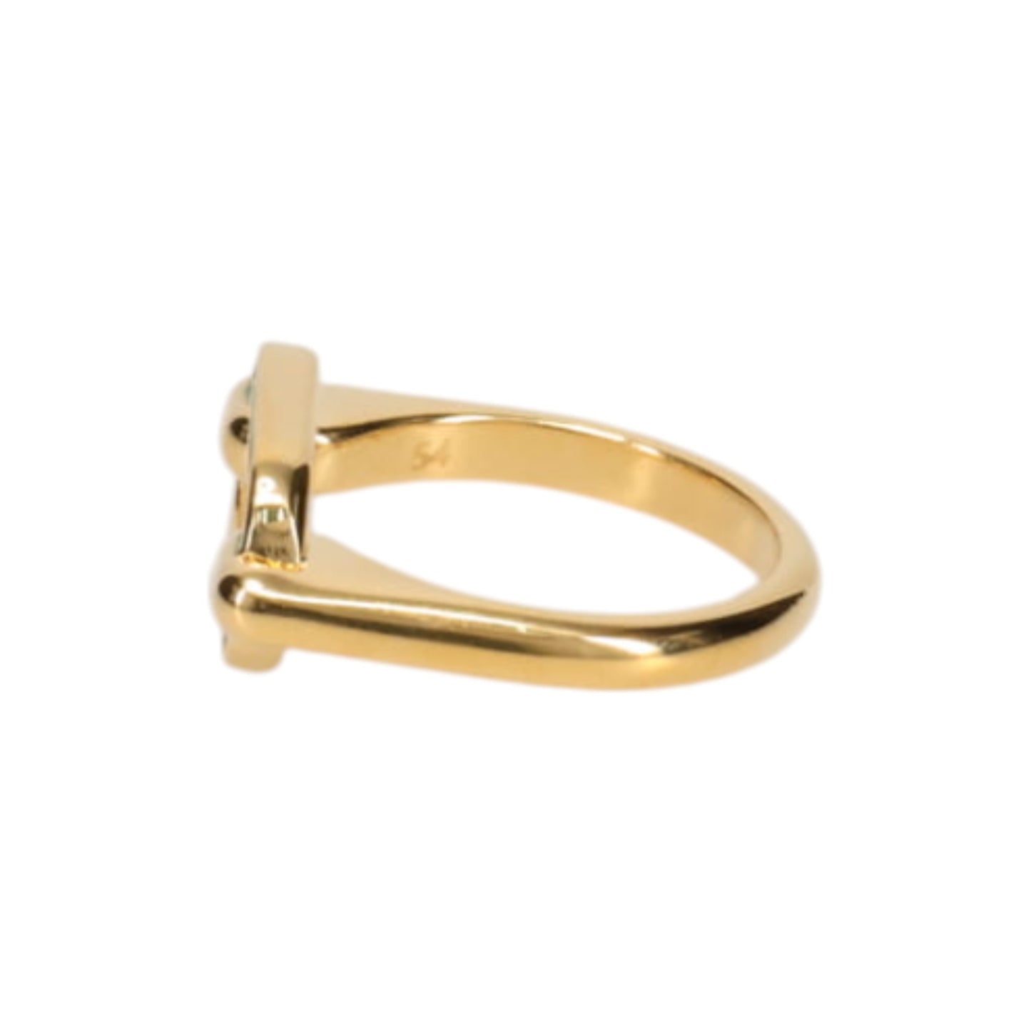 ENAMEL C LINK RING / CSB250:GREEN/GOLD