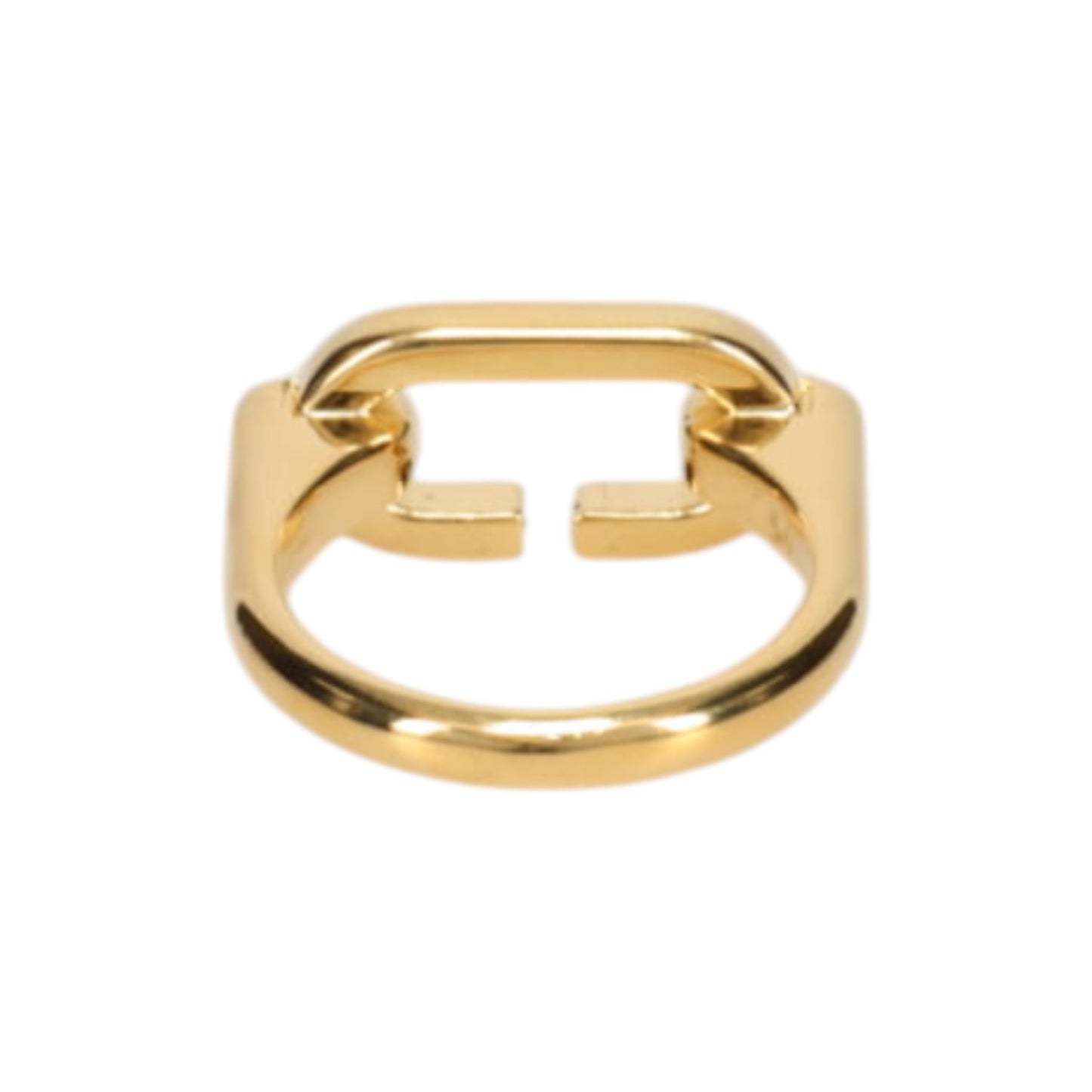ENAMEL C LINK RING / CSB250:GREEN/GOLD
