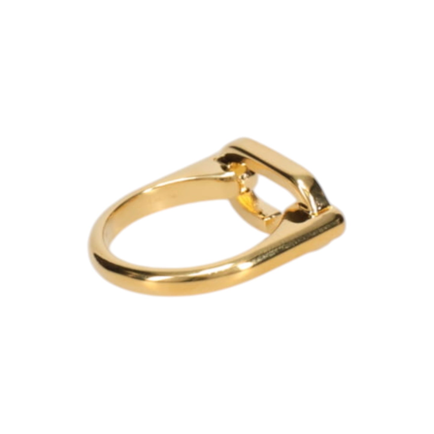 ENAMEL C LINK RING / CSB250:GREEN/GOLD