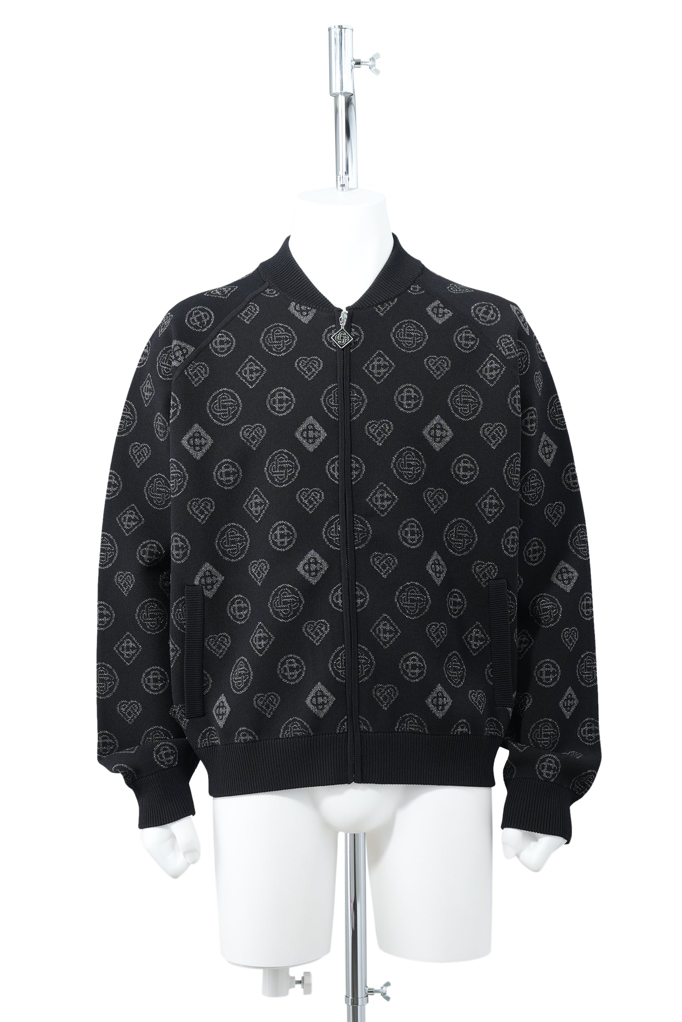 CITY JACQUARD BOMBER / CSB001:BLACK