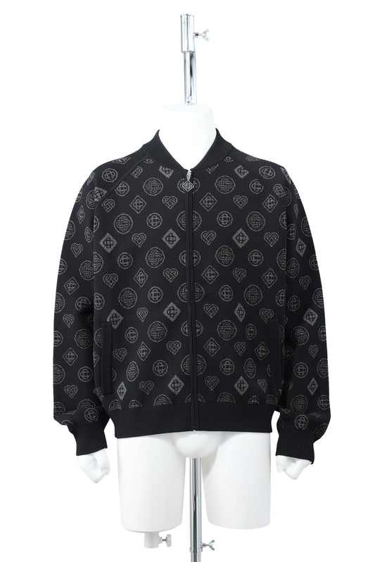 CITY JACQUARD BOMBER / CSB001:BLACK