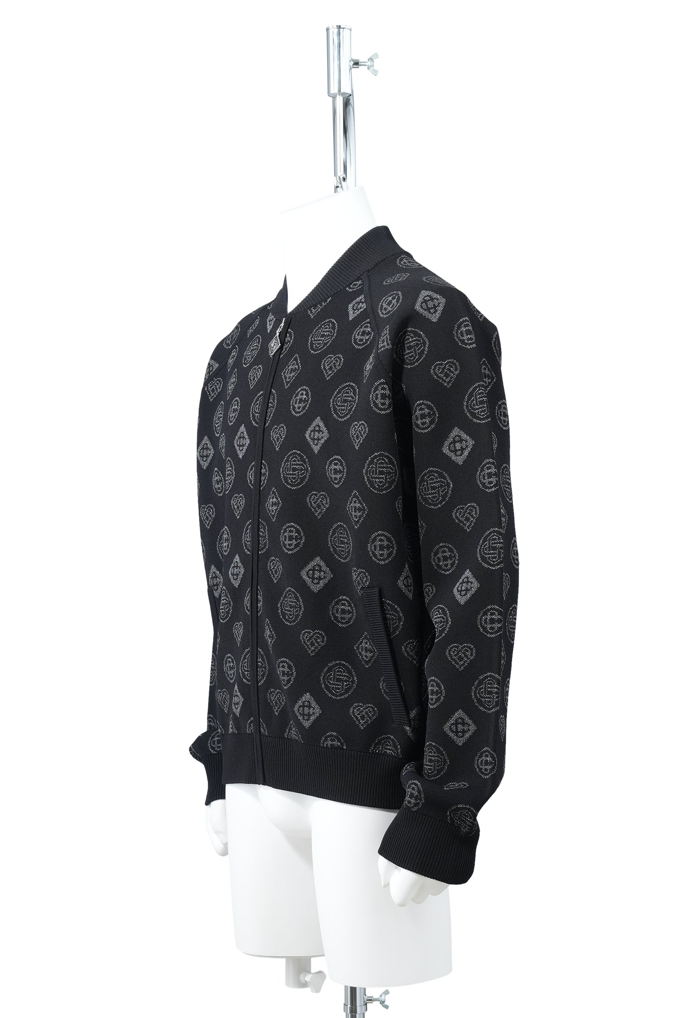 CITY JACQUARD BOMBER / CSB001:BLACK
