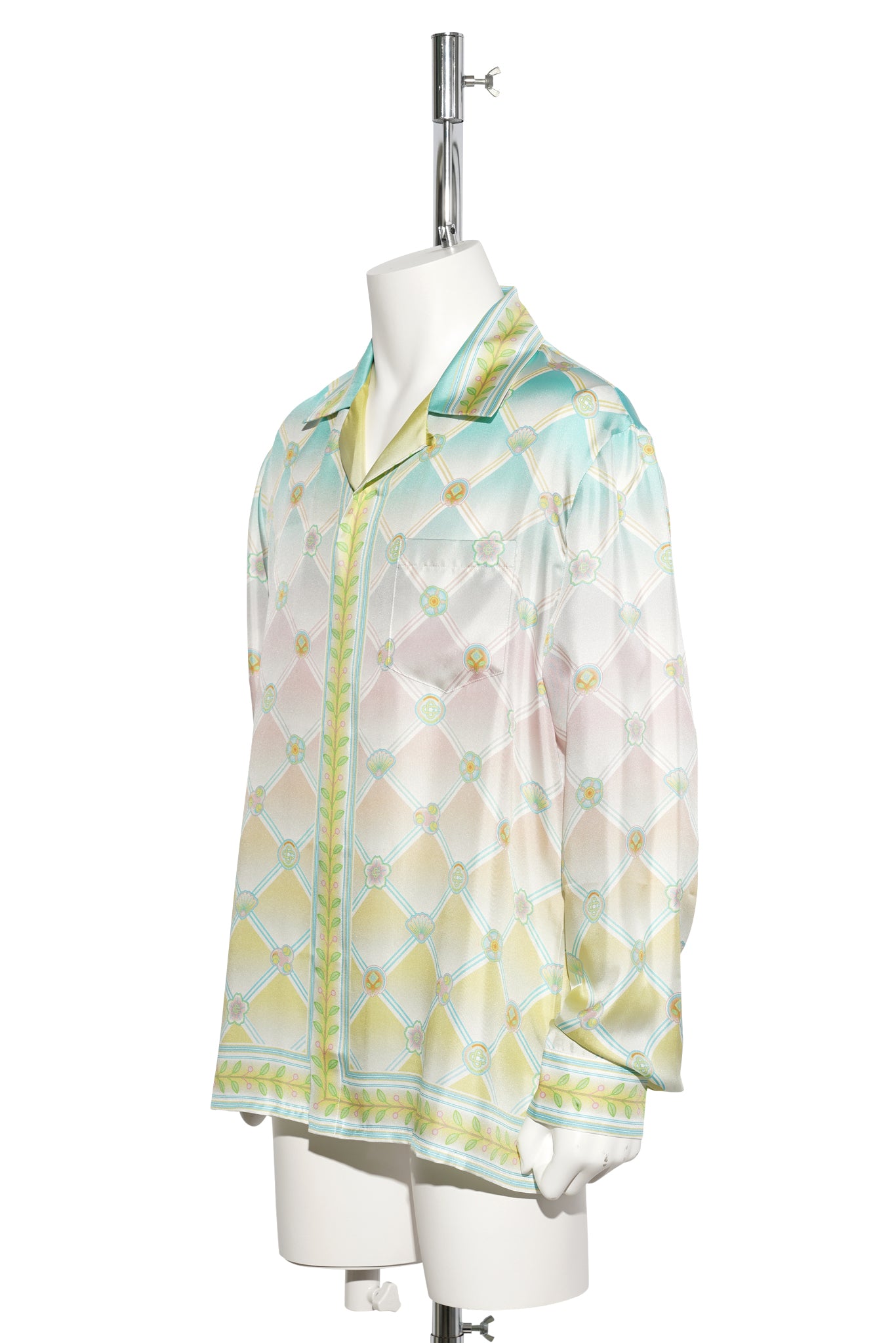 CUBAN COLLAR LONG SLEEVE SHIRT / CSB732:CANDY ICONS