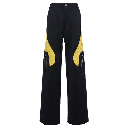 MENS JACQUARD NYLON PANTS / CSB006:NAVY