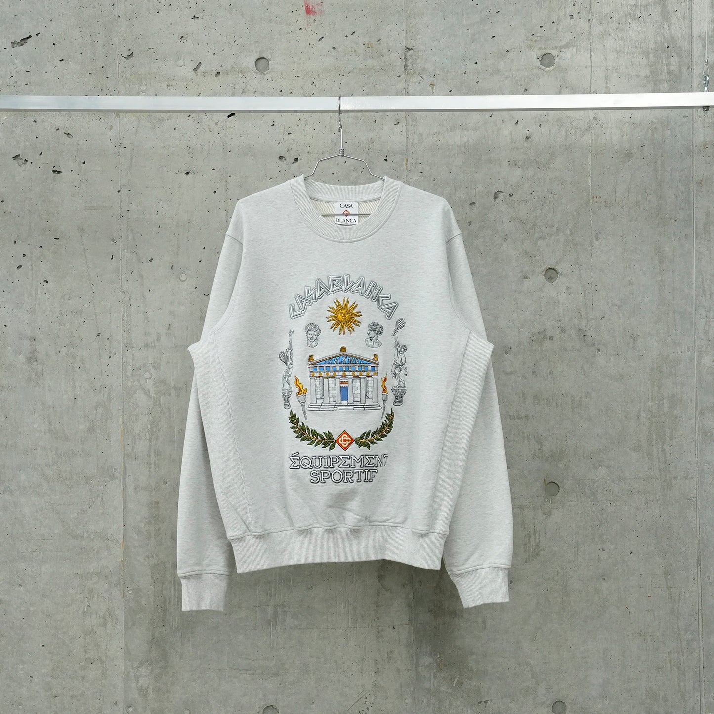 LE TEMPLE DU EMBROIDERED SWEATSHIRT / CSB604:LE TEMPLE DU SPORT