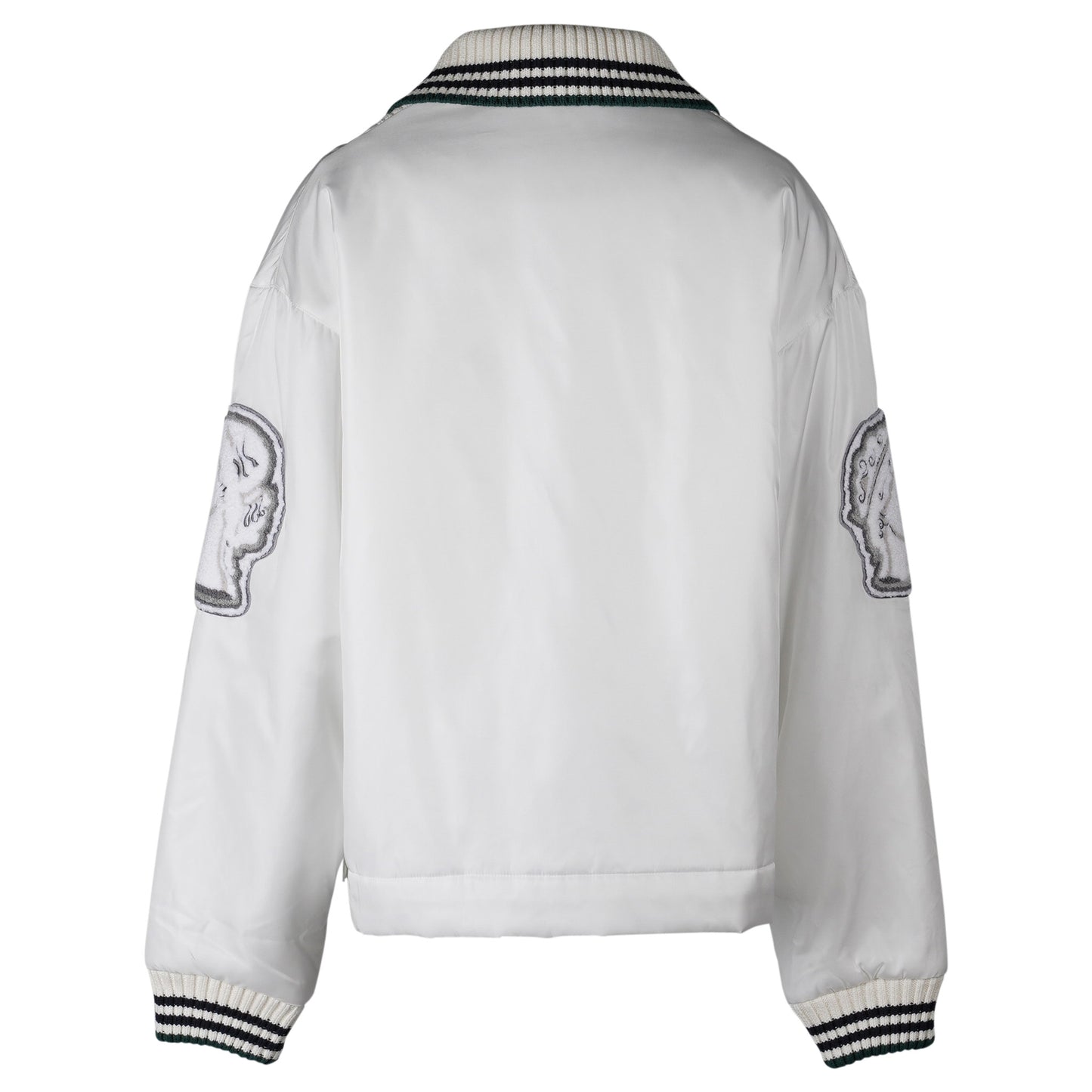 MENS NYLON COACH JACKET / CSB140:BRIGHT WHITE