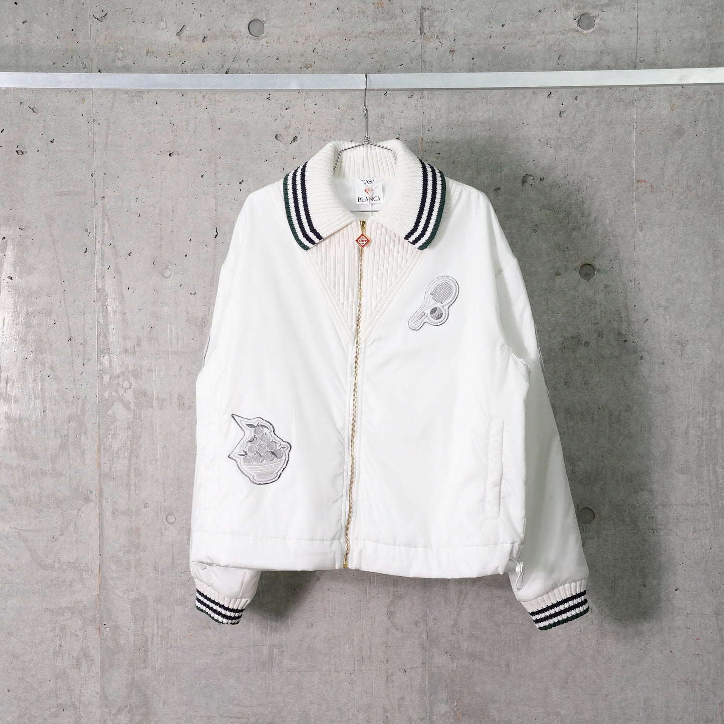 MENS NYLON COACH JACKET / CSB140:BRIGHT WHITE