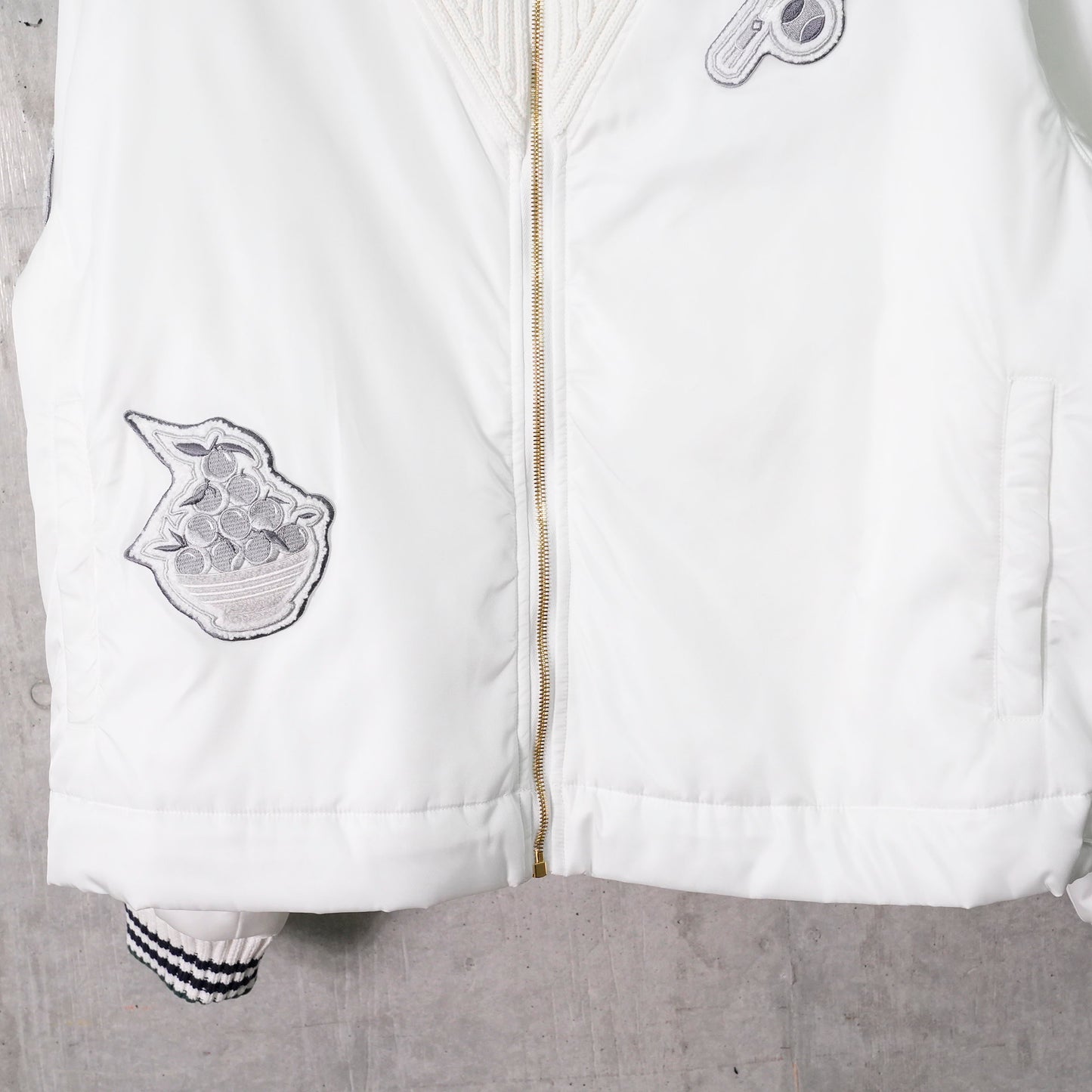 MENS NYLON COACH JACKET / CSB140:BRIGHT WHITE