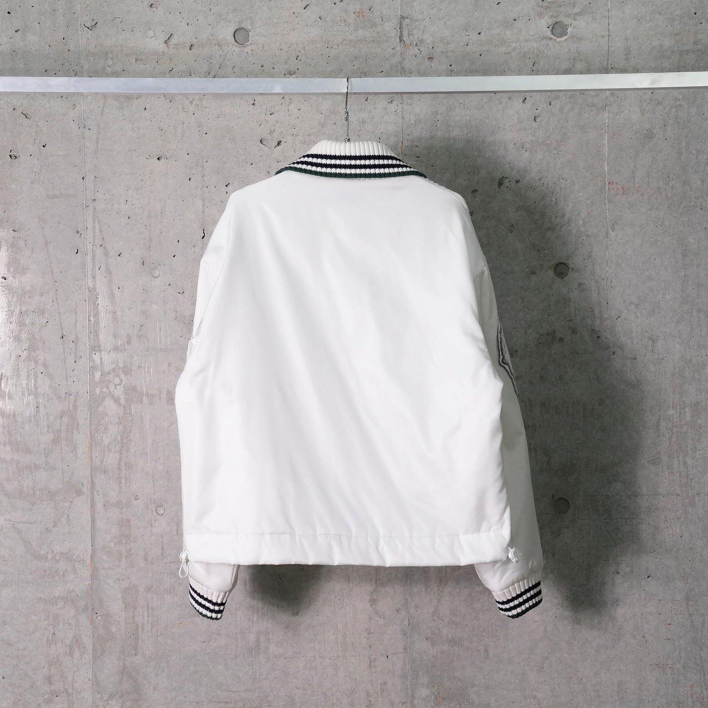 MENS NYLON COACH JACKET / CSB140:BRIGHT WHITE