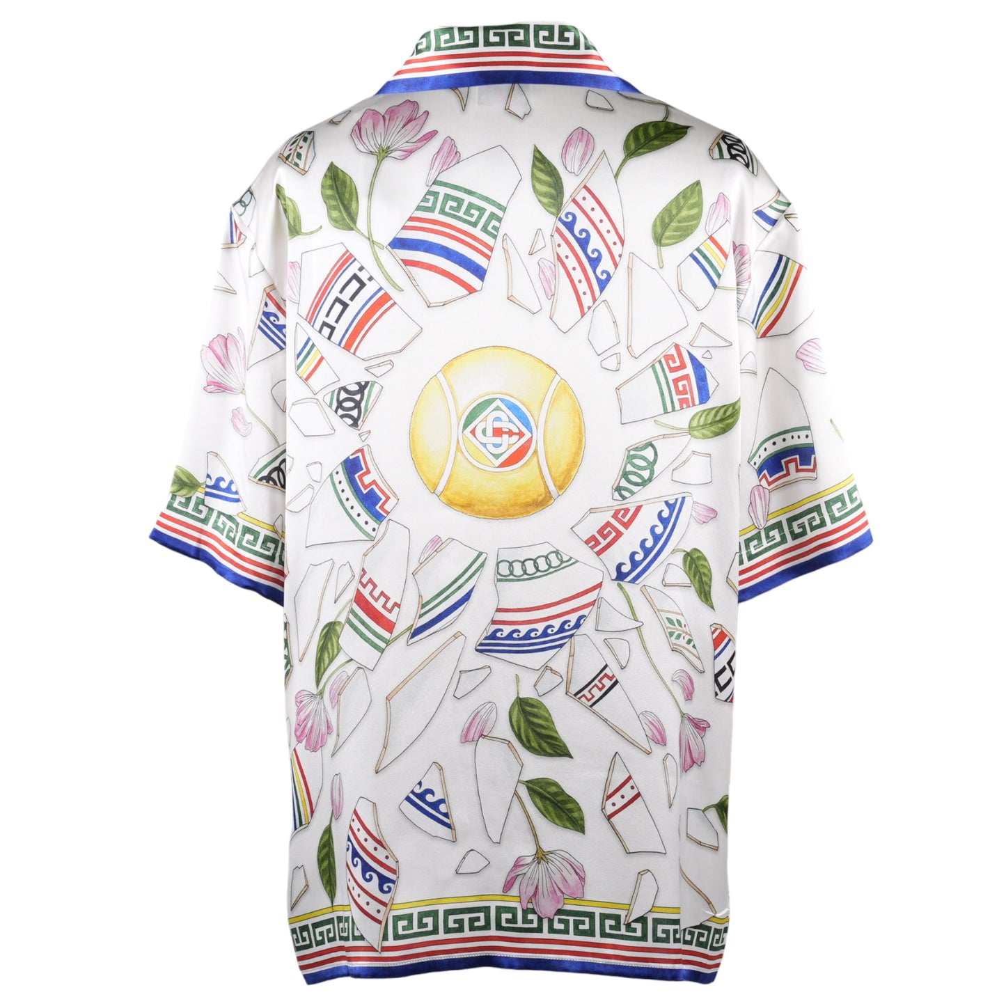 SHORT SLEEVE CUBAN COLLAR SHIRT / CSB669:LE VASE BRISE