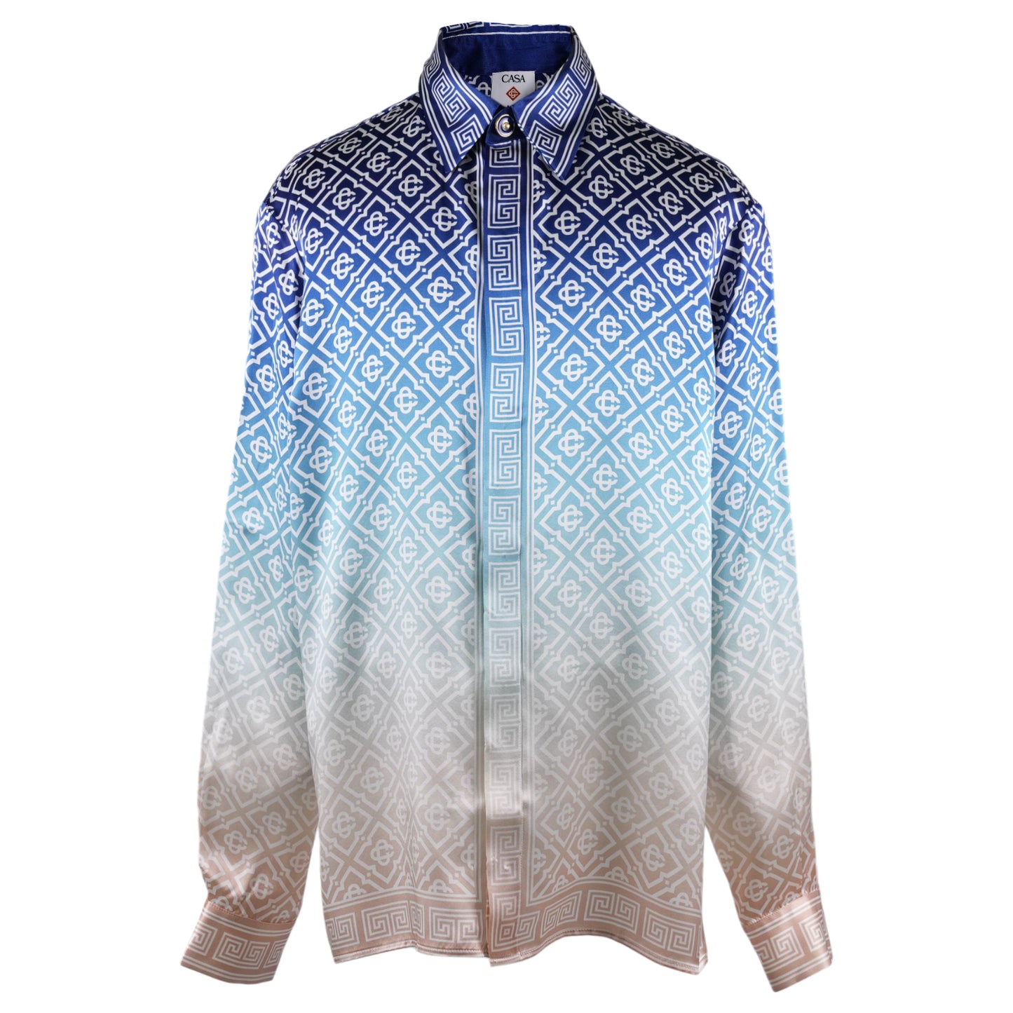 CLASSIC COLLAR LONG SLEEVE SHIRT / CSB350:BLUE GRADIENT