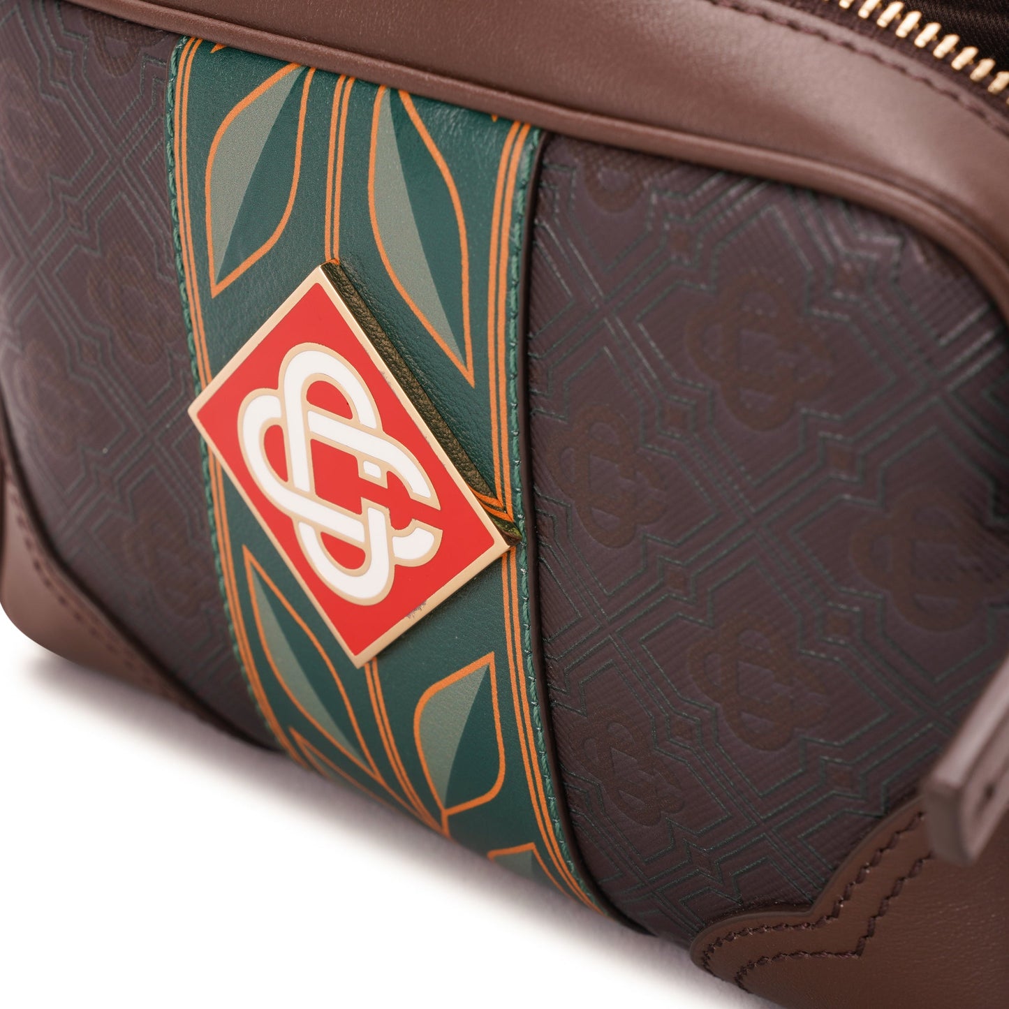 MONOGRAM CROSSBODY BAG / CSB013:BROWN