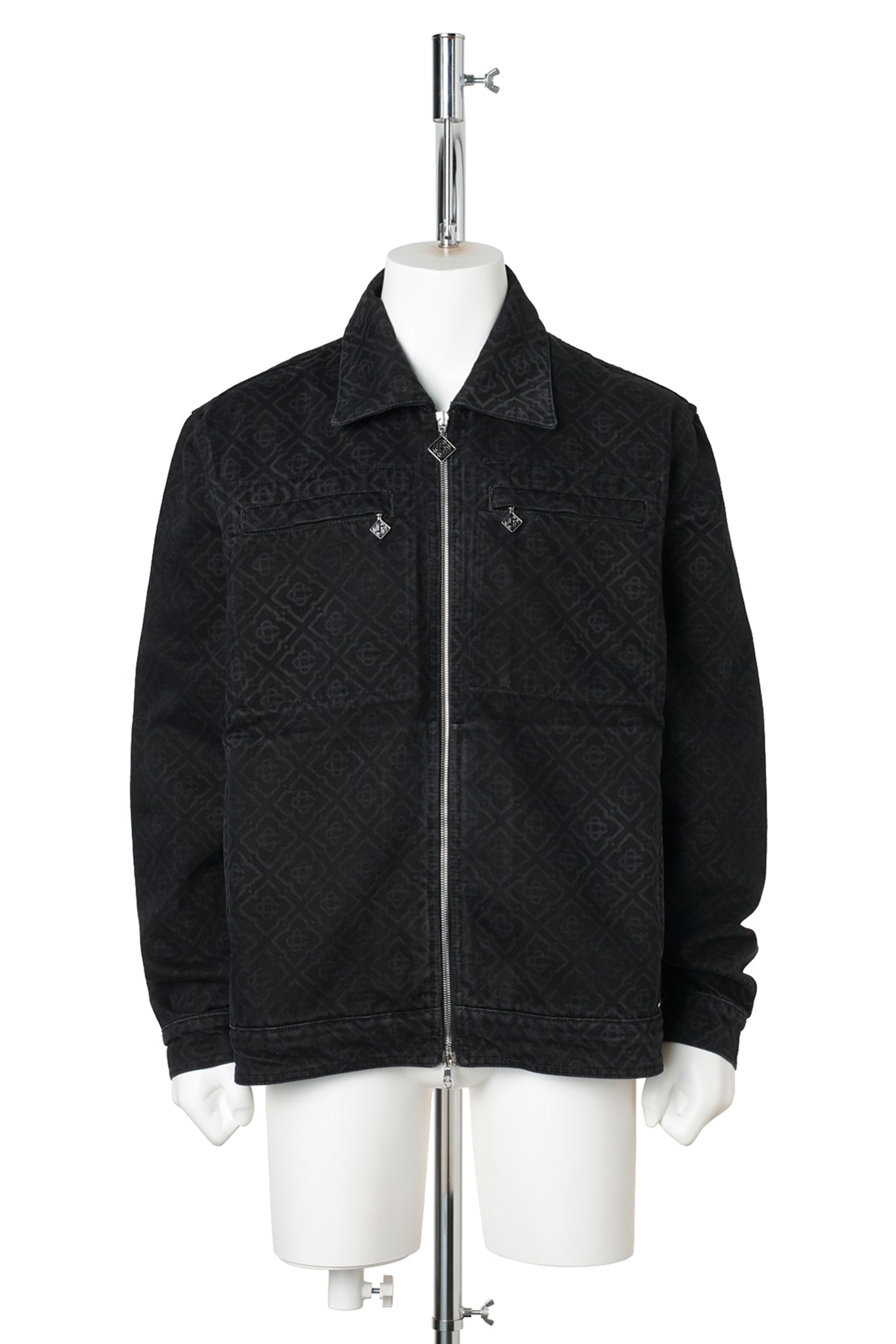 BLACK MONOGRAM JACKET / CSB001:BLACK