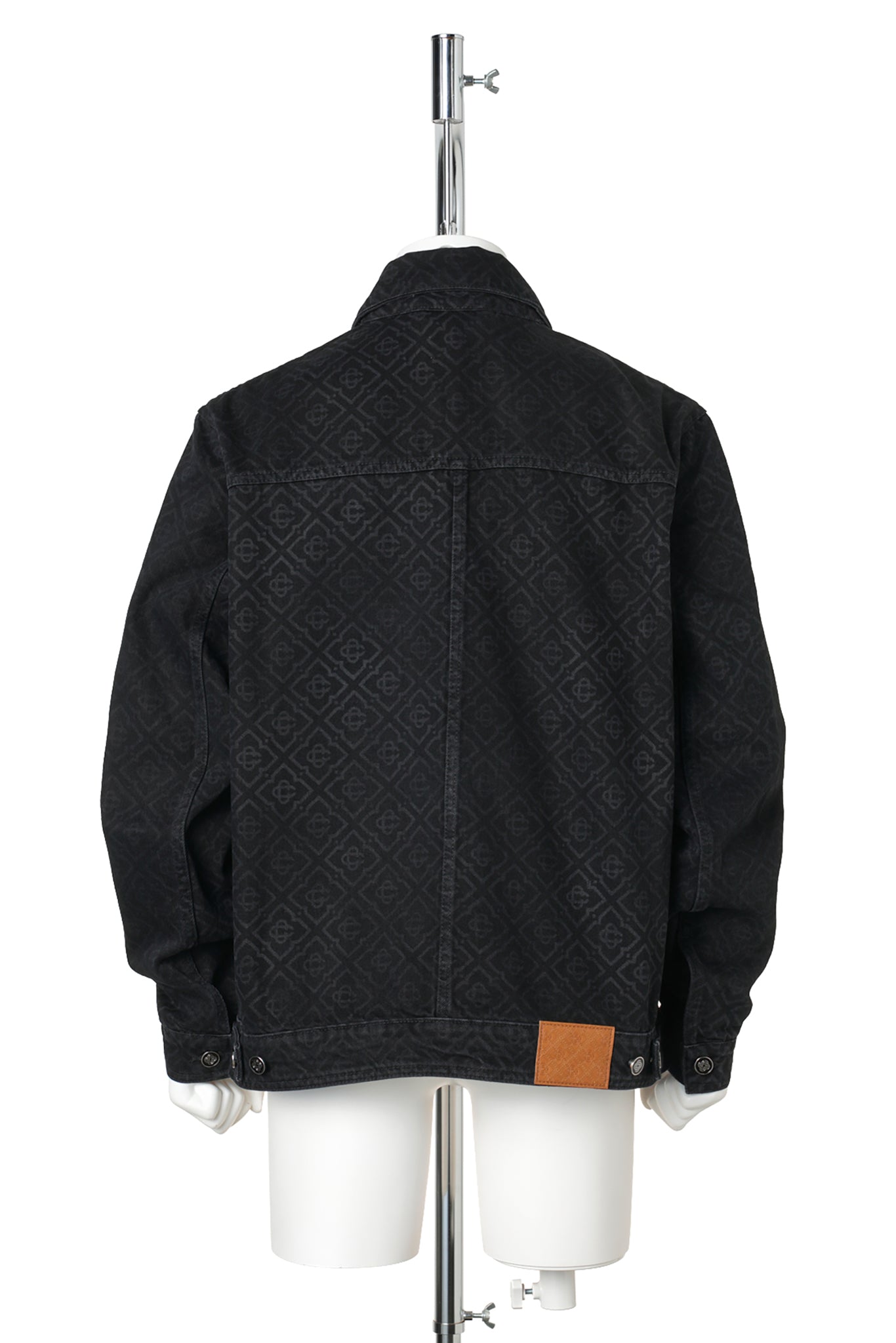 BLACK MONOGRAM JACKET / CSB001:BLACK