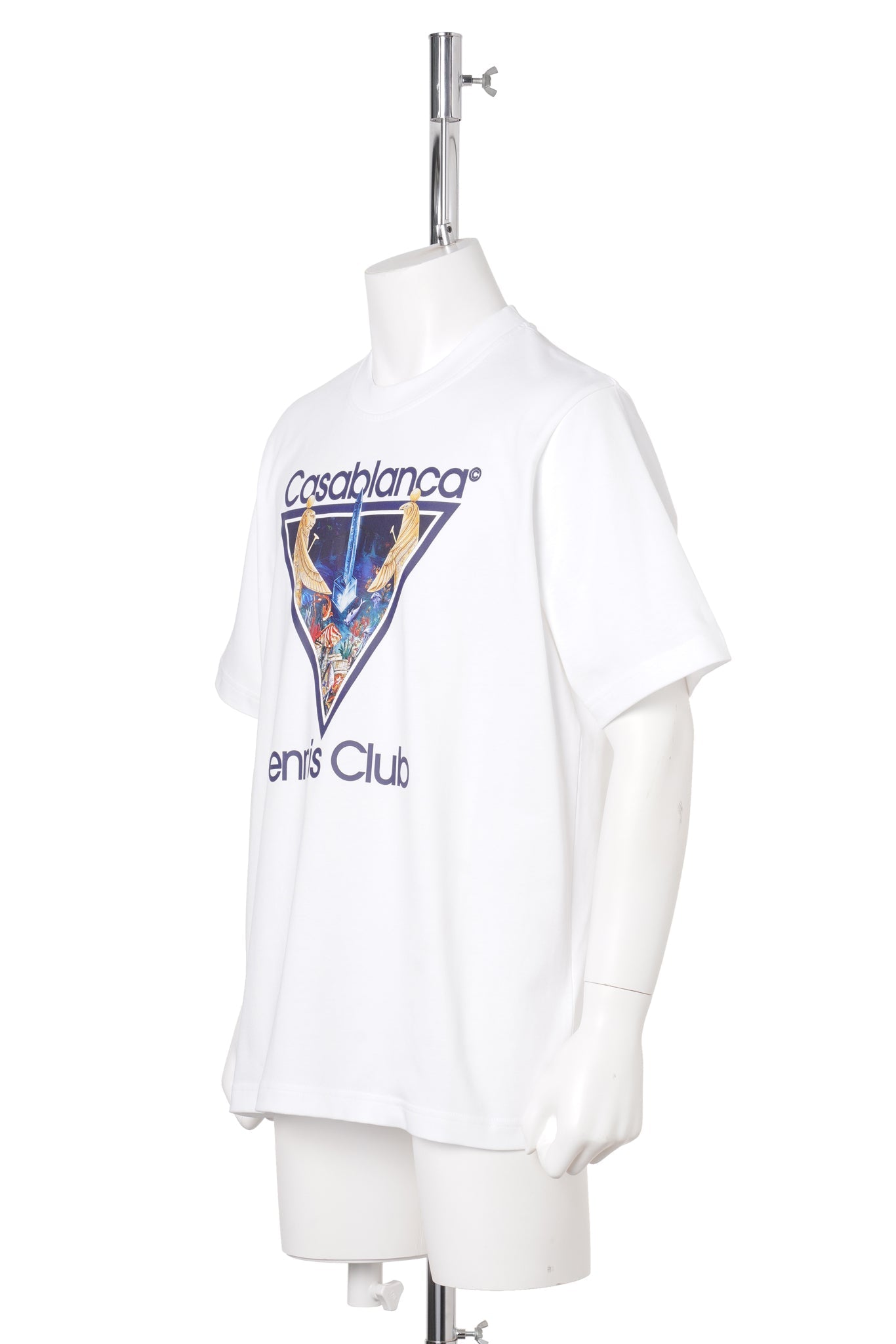 MONDE PERDU TENNIS CLUB ICON PRINTED CLASSIC T-SHIRT / CSB377:MONDE PERDU TENNIS C