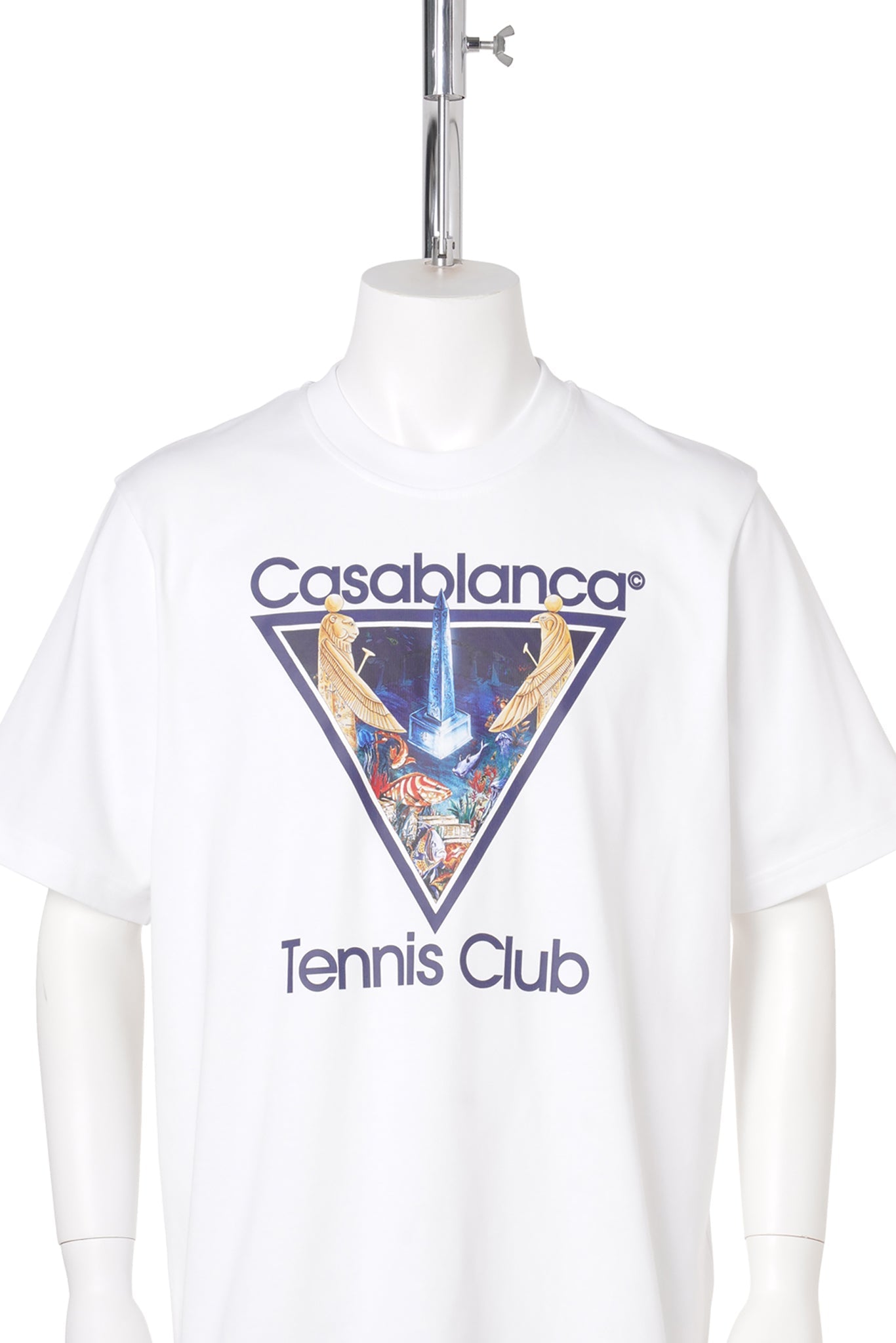 MONDE PERDU TENNIS CLUB ICON PRINTED CLASSIC T-SHIRT / CSB377:MONDE PERDU TENNIS C