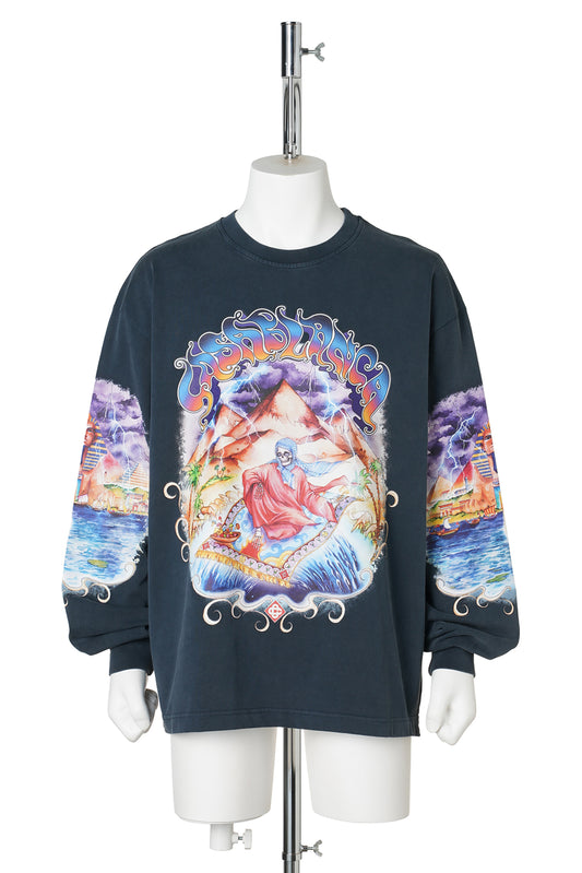 EVEIL ANCESTRAL WASHED LONG SLEEVE TEE / CSB321:EVEIL ANCESTRAL
