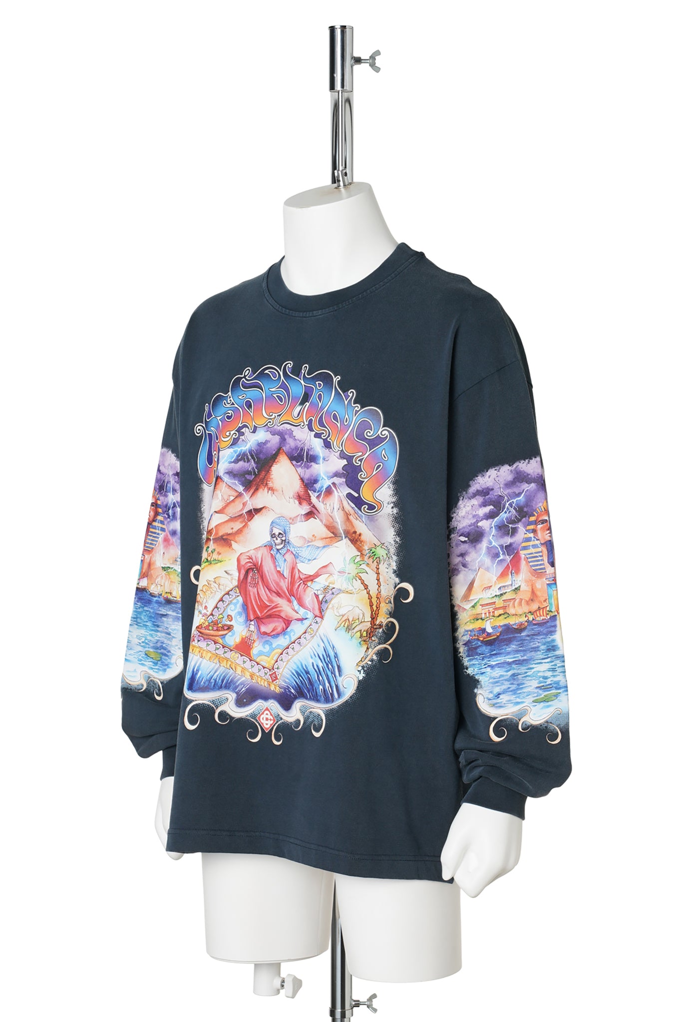 EVEIL ANCESTRAL WASHED LONG SLEEVE TEE / CSB321:EVEIL ANCESTRAL