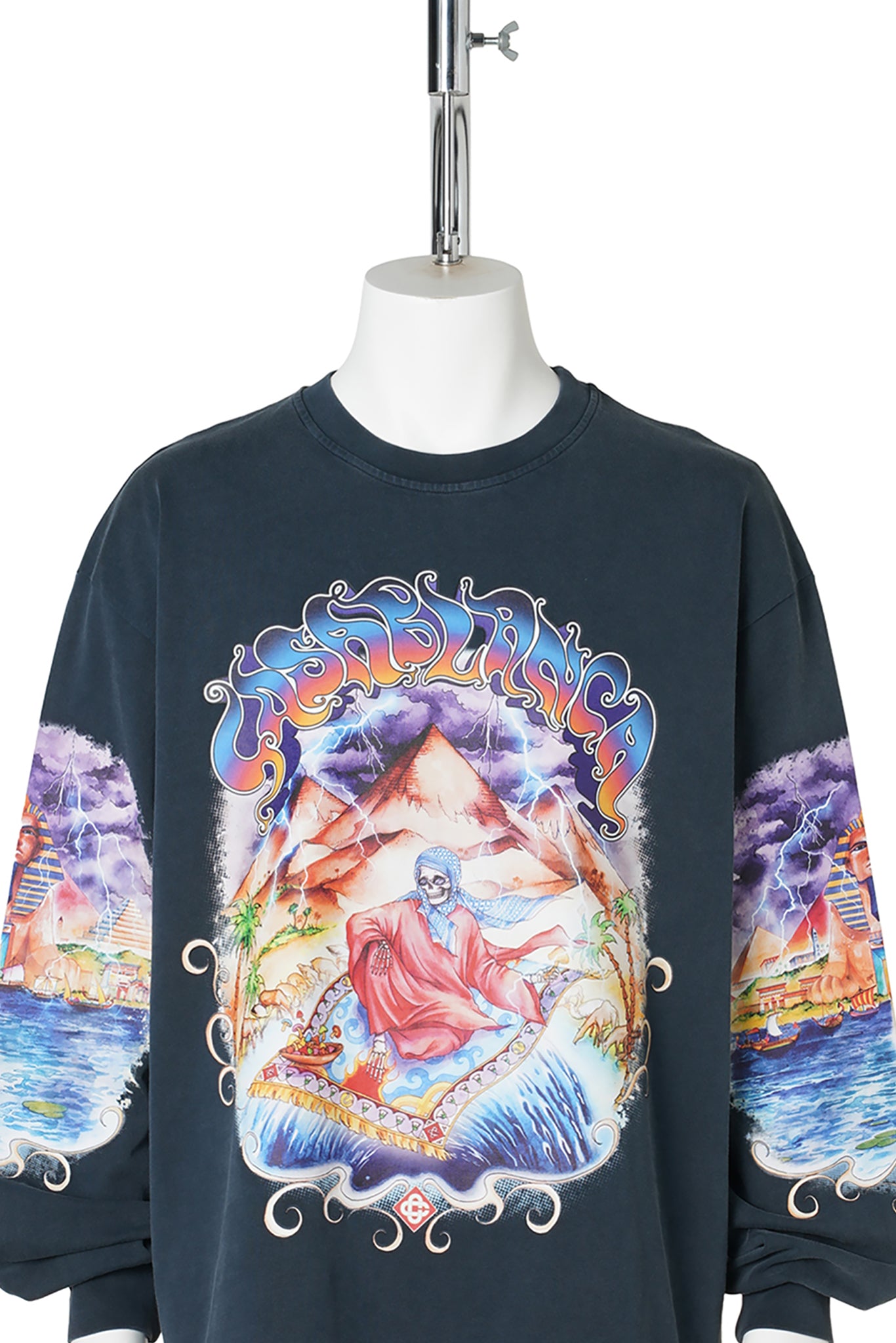 EVEIL ANCESTRAL WASHED LONG SLEEVE TEE / CSB321:EVEIL ANCESTRAL