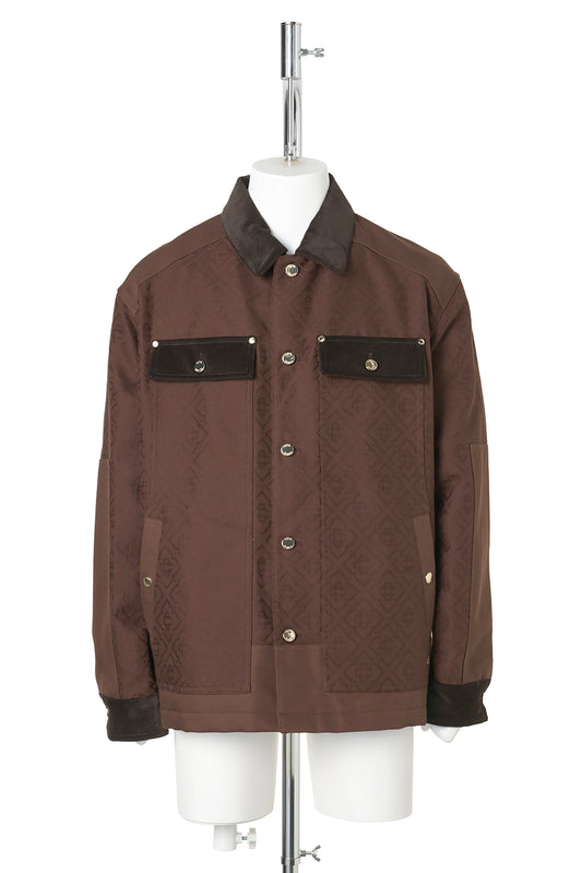 WORKWEAR SAFARI JACKET / CSB635:DARK BROWN