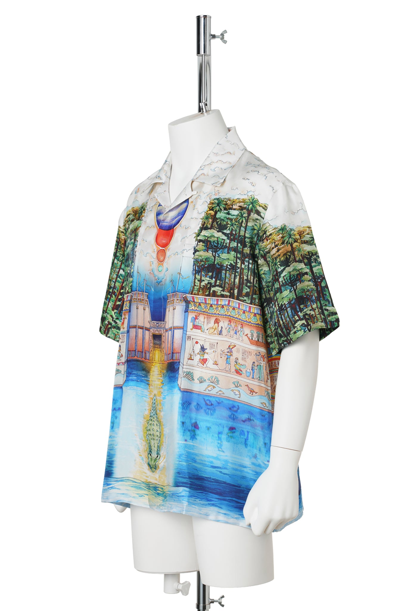 TROMPE L’OEIL CUBAN COLLAR SS SHIRT / CSB203:TROMPE L’OEIL
