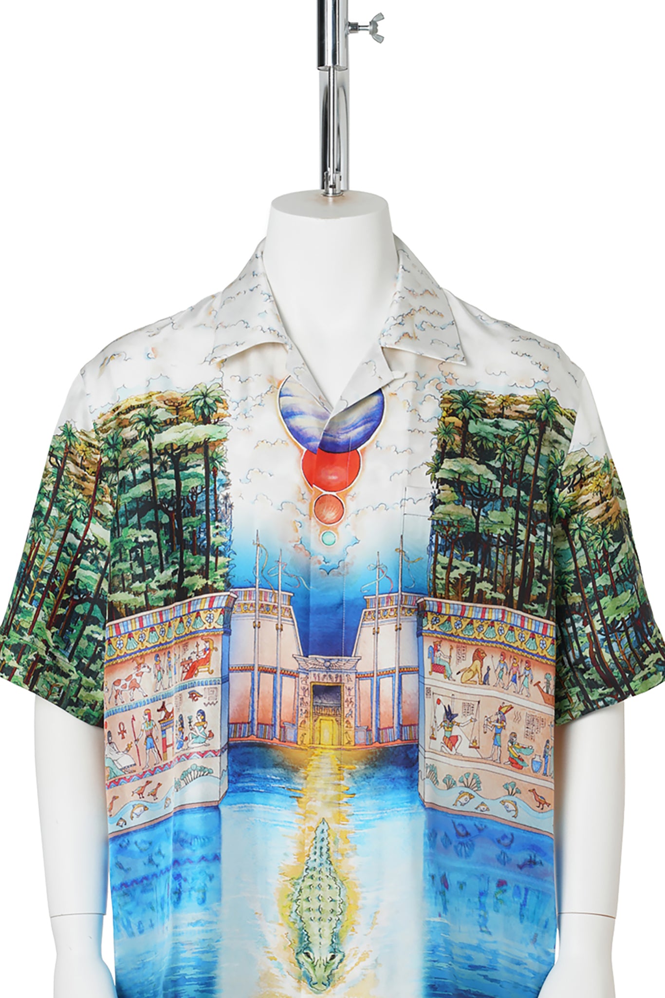 TROMPE L’OEIL CUBAN COLLAR SS SHIRT / CSB203:TROMPE L’OEIL