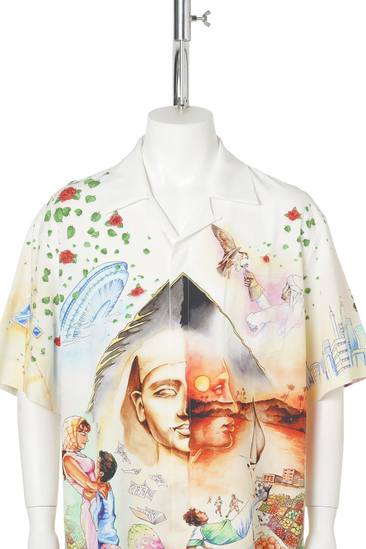 CUBAN COLLAR SS SHIRT / CSB226:ARTS EGYPTIENS
