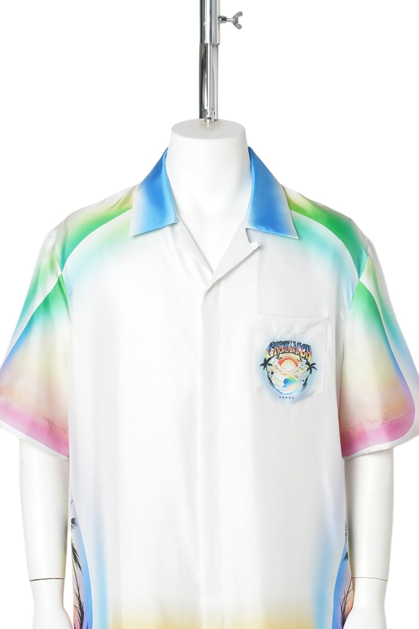 AIRSPRAY CUBAN COLLAR SS SHIRT / CSB086:CASA AIRSPRAY