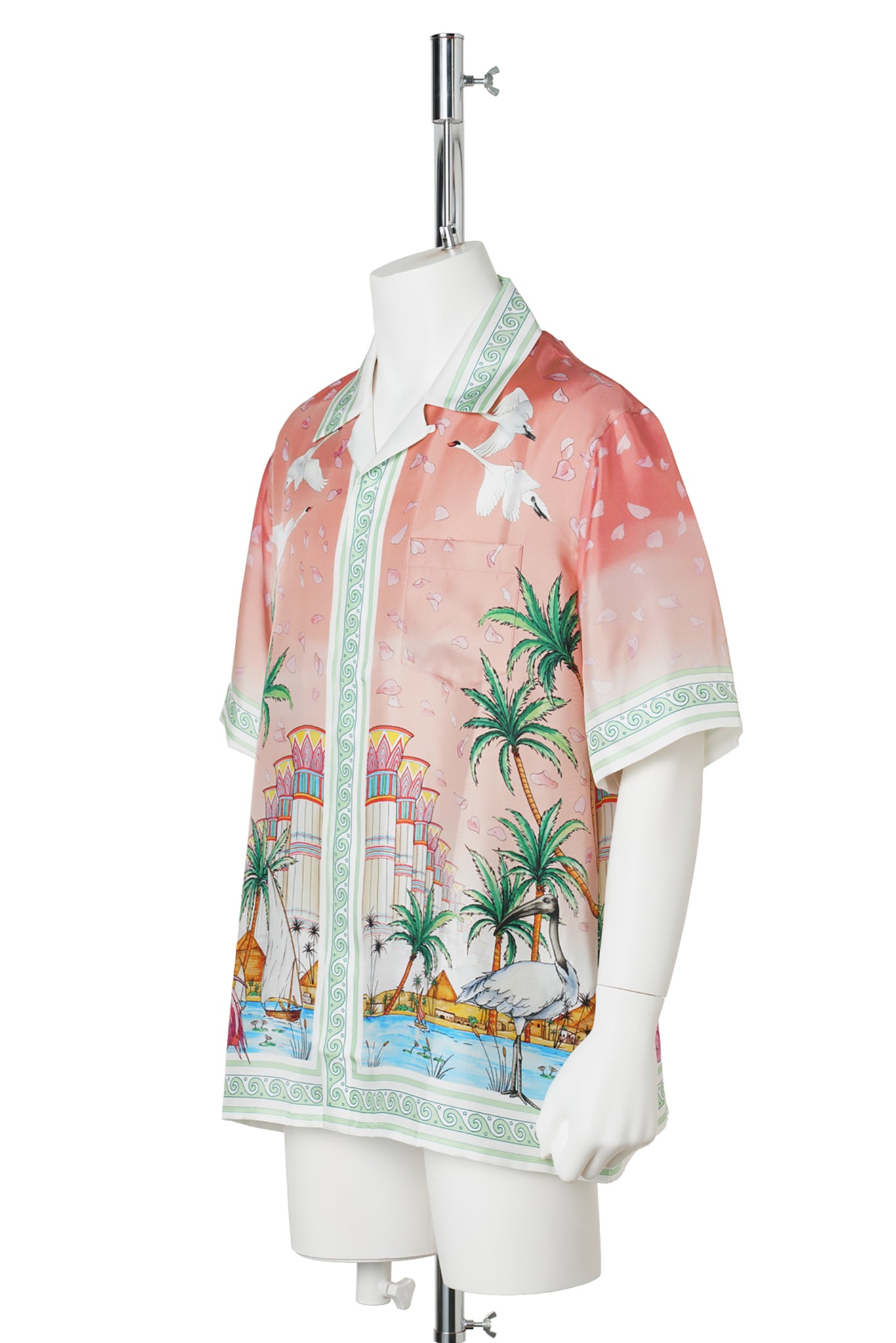 ETHEREAL CUBAN COLLAR SS SHIRT / CSB171:ETHEREAL