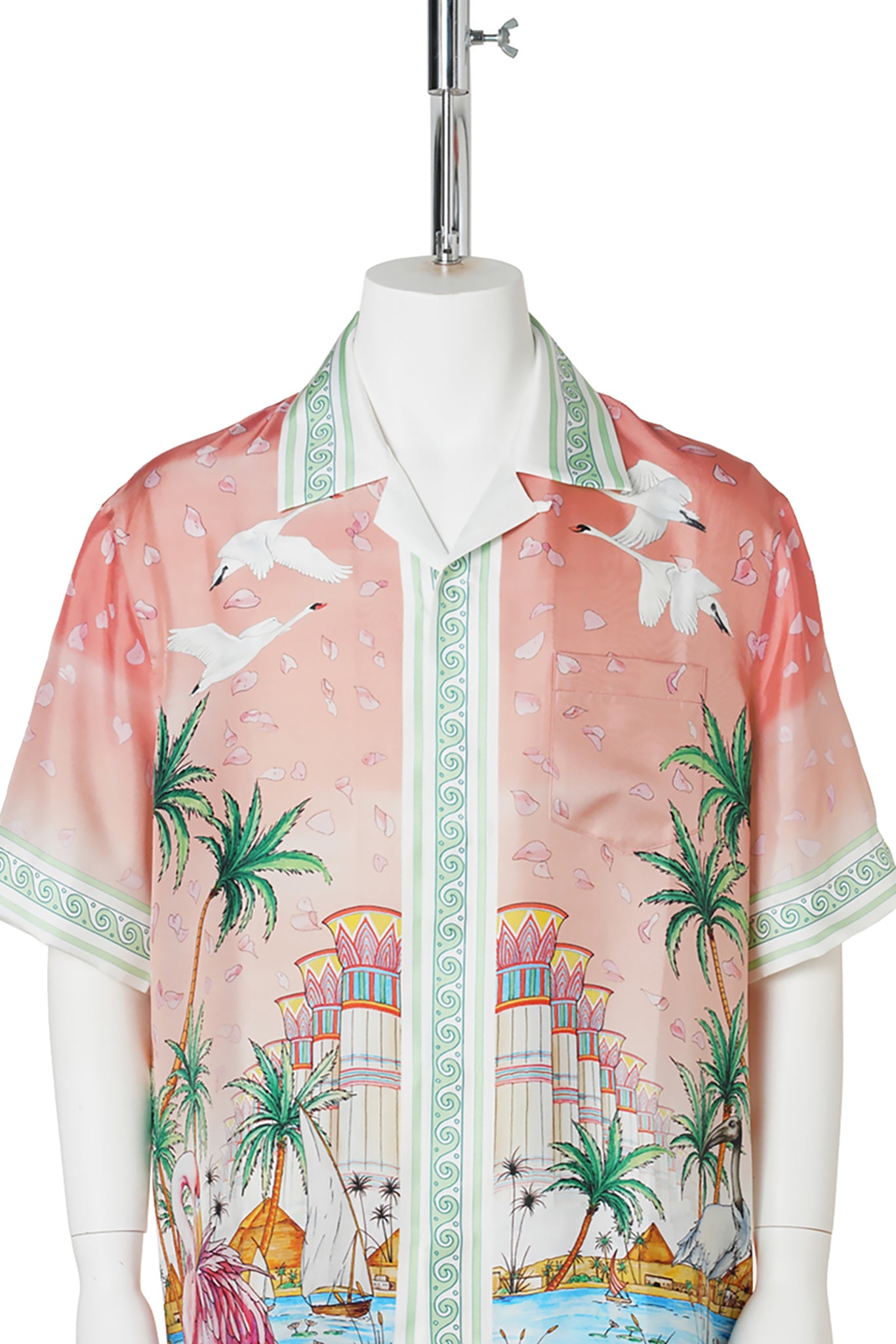 ETHEREAL CUBAN COLLAR SS SHIRT / CSB171:ETHEREAL