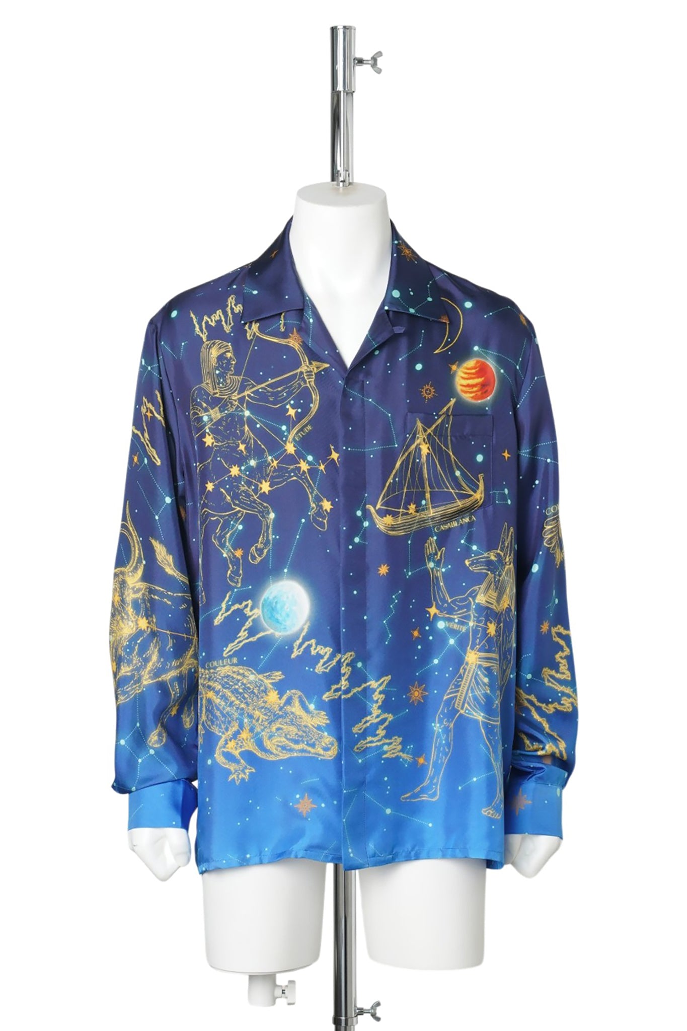 ASTROLOGY CUBAN COLLAR LS SHIRT / CSB056:ASTROLOGY