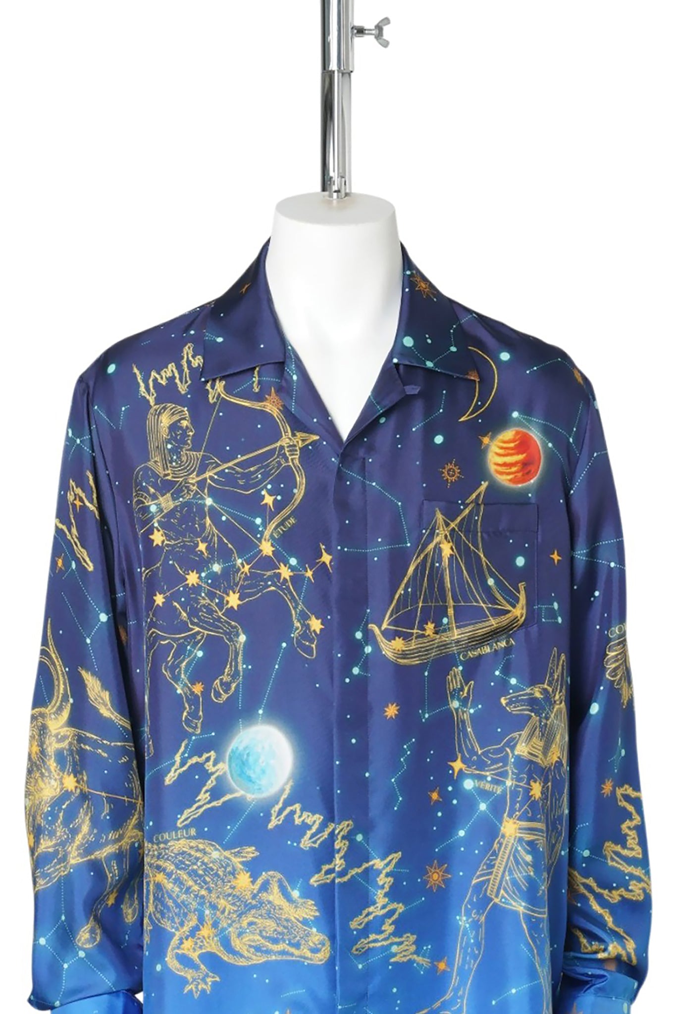 ASTROLOGY CUBAN COLLAR LS SHIRT / CSB056:ASTROLOGY