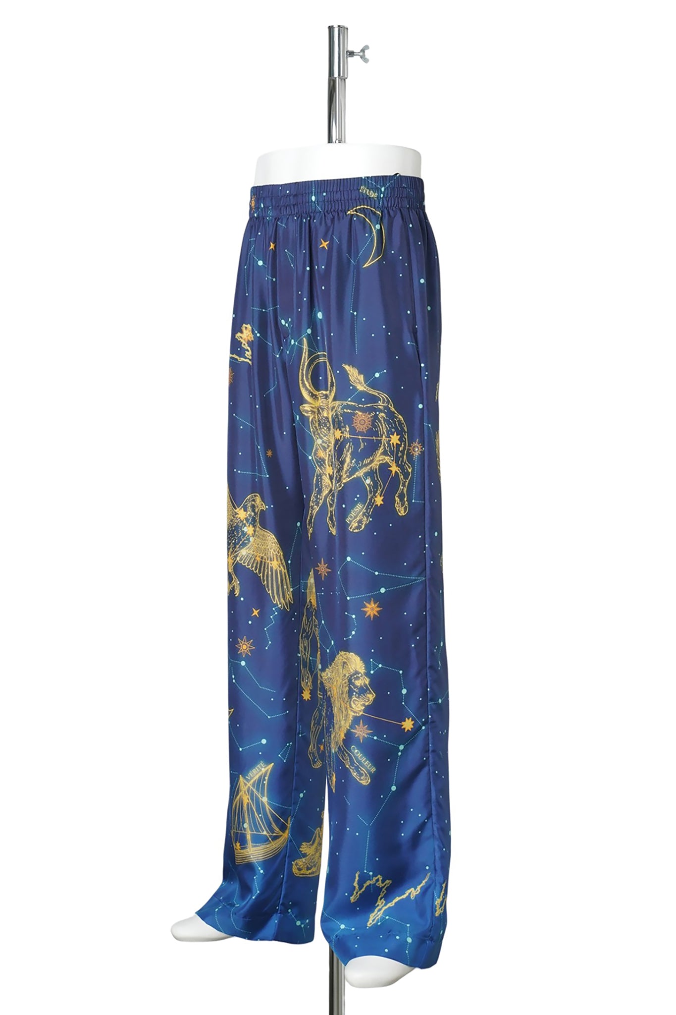 ASTROLOGY SILK TWILL TROUSERS / CSB056:ASTROLOGY