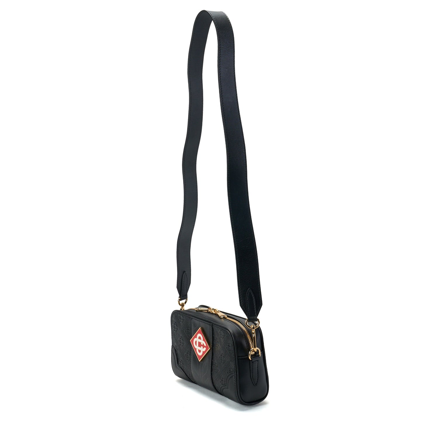 MONOGRAM CROSSBODY BAG / CSB001:BLACK