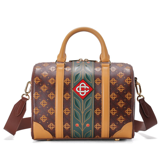 MINI MONOGRAM WEEKENDER / CSB013:BROWN