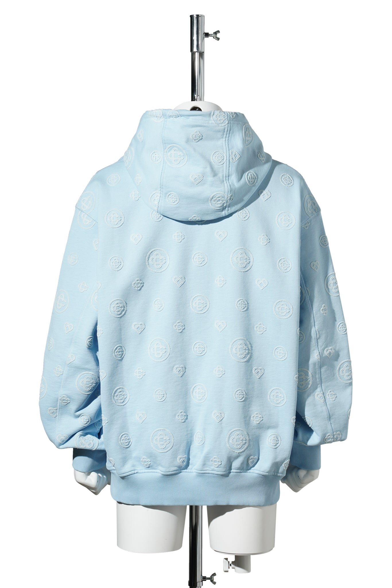 APPLIQUE MONOGRAM HOODED SWEATSHIRT / CSB107:APPLIQUE MONOGRAM