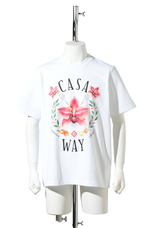 CASA WAY ORCHID CLASSIC T-SHIRT / CSB058:CASA WAY ORCHID