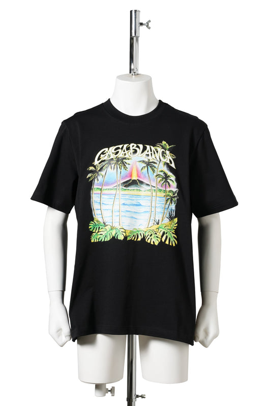 VOLCANO PRINTED CLASSIC T-SHIRT / CSB036:VOLCANO