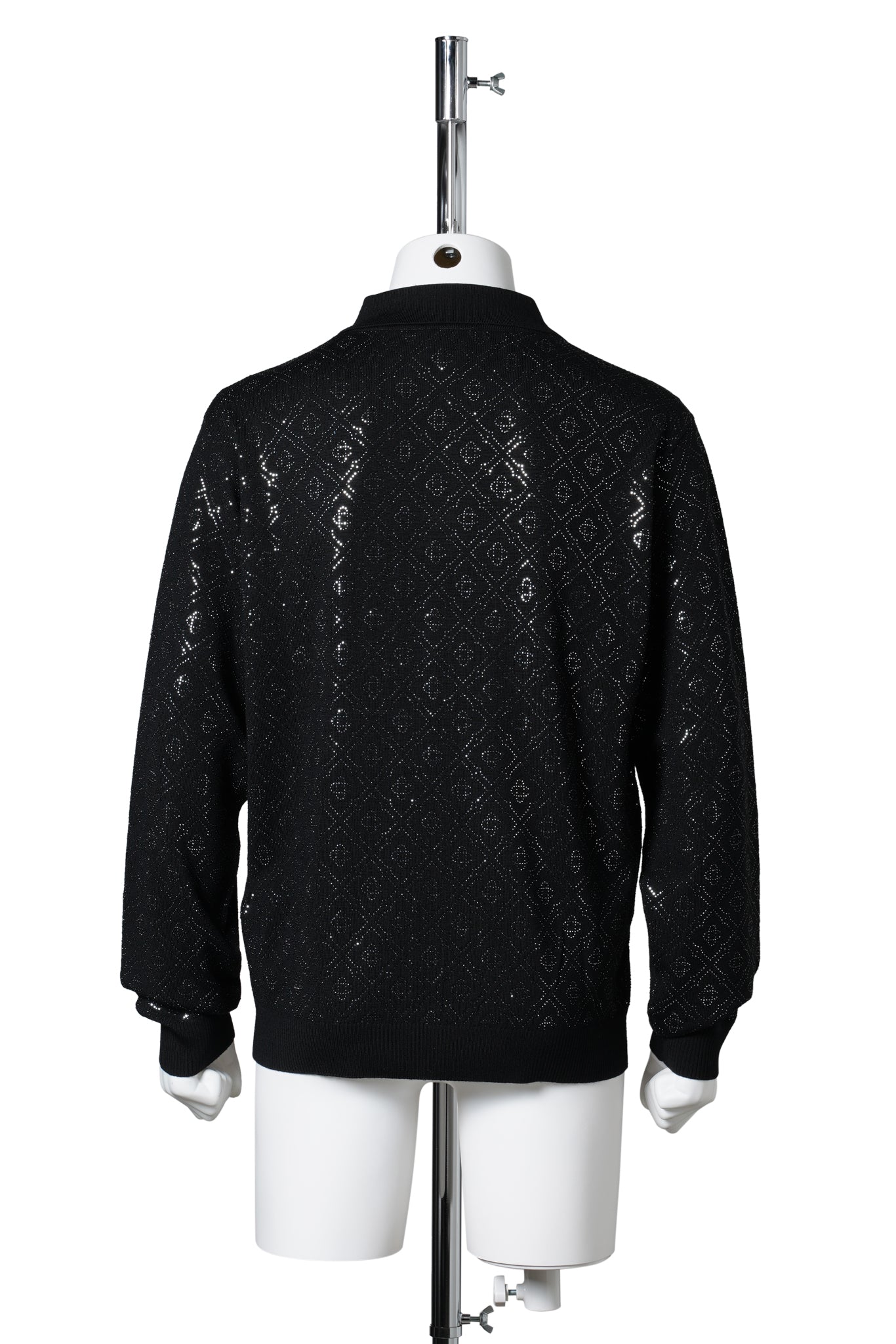 HOTFIX MONOGRAM LONG SLEEVE POLO SHIRT / CSB102:HOTFIX MONOGRAM