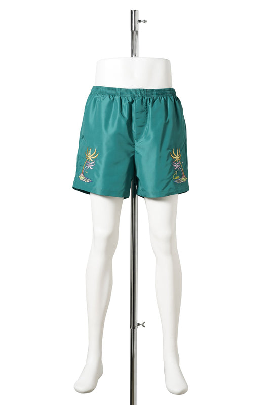 CASA EMBROIDERY SWIM SHORTS / CSB025:CASA EMBROIDERY