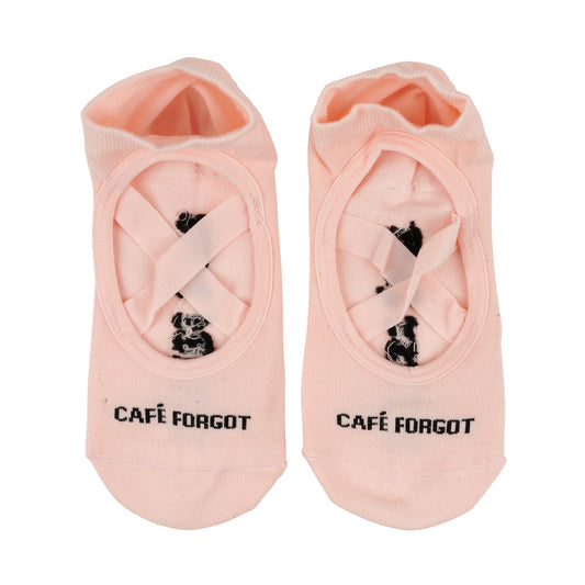 LOGO BALLET SOCKS / PINK