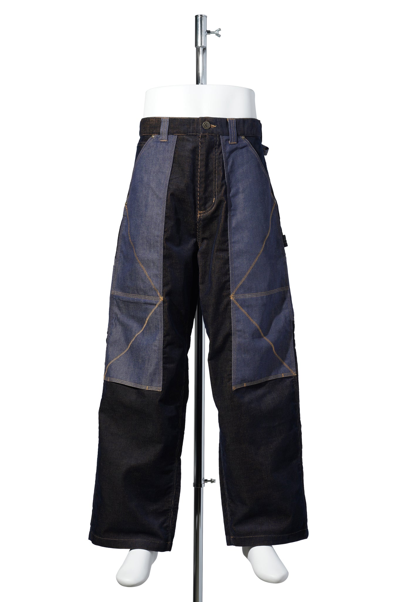 OG DOUBLE KNEE PANT / 2TXXX:ND DARK NAVY/MUSTARD