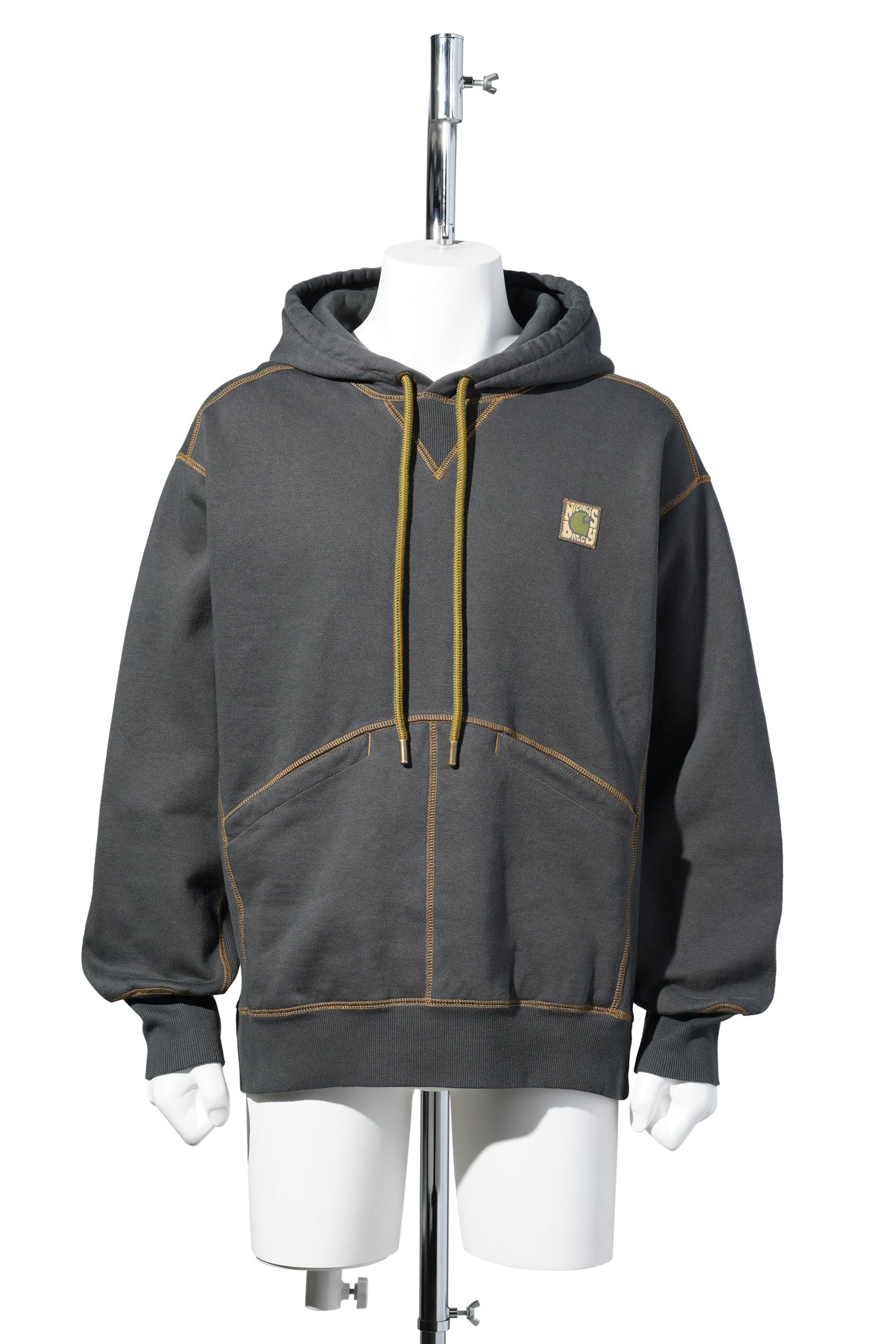 HOODIE / 2YW06:ND BLACK SAND/ND GOLDEN YELLOW