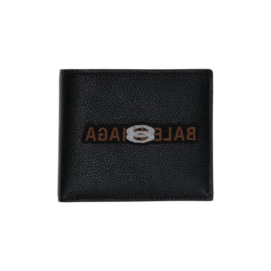 CASH SQUARE FOLDED WALLET / 1000:BLACK