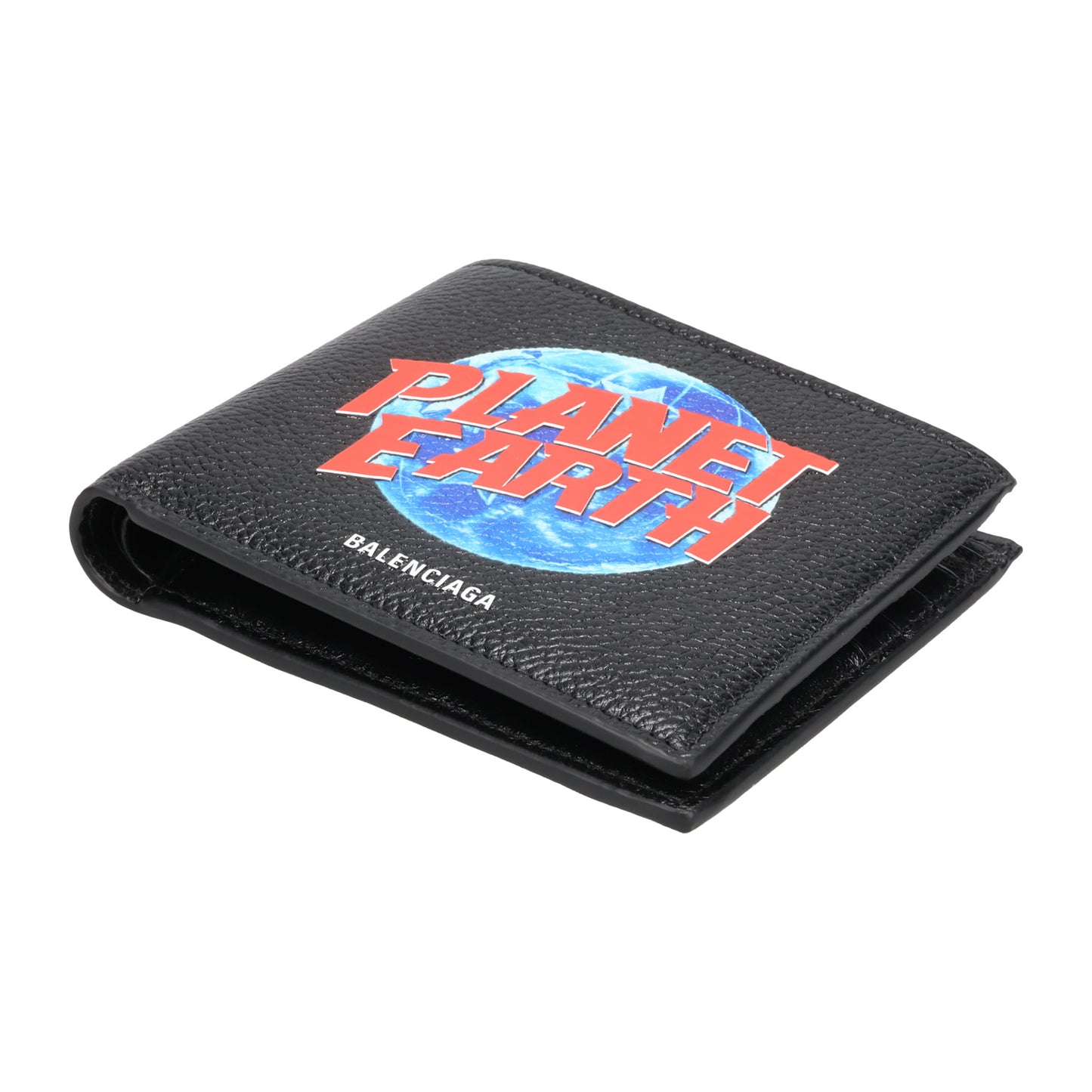 CASH SQUARE FOLDED WALLET / 1075:BLACK/BLUE/RED