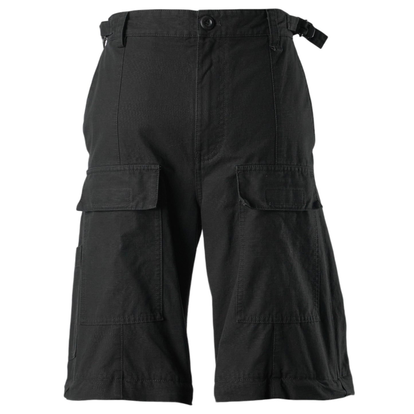 FLARED CARGO PANTS / 1000:BLACK