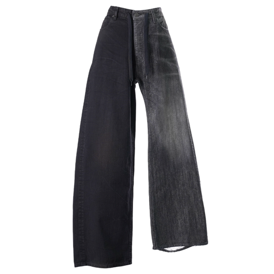 FIFTY-FIFTY PANTS / 1776:LIGHT BLACK/BLACK